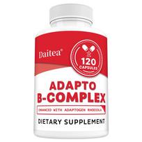 B-Complex Dietary Supplement, With Organic Rhodiola Root Extract, 120 Capsules Per Bottle 120 Capsules