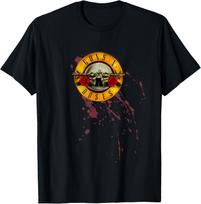 Guns N' Roses Official Splatter Bullet T-Shirt S įvairiaspalvis