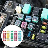 40 vnt. Dėžutės formos Mini automobilio saugiklių rinkinys Dėžutės formos saugiklių asortimento rinkinys (20A, 30A, 40A, 50A, 60A, 80A) Automobiliams, Sunkvežimiams China Mainland