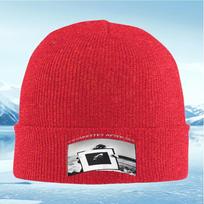 New Face profile picture frame landscape Unisex Women Unisex Knitted Hat Beanie Pullover Cap Winter Thermal Warm Christmas Outdoor