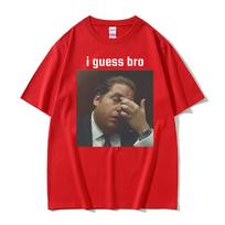 I Guess Bro Jonah Hill Facepalm Funny Reaction Meme T Shirts Unisex Women Summer Fashion Classic T-shirts Short Sleeve T-shirt Tops 4XL