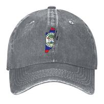 New Belize country shape flag Baseball Cap Anime Hat beach hat winter hats for Unisex Bobble Hat Girl Unisexs