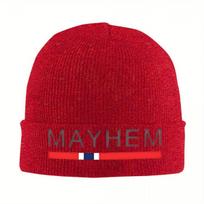 New Mayhem Norway Beanie Hats Knitting Hat Gym Elastic Unisex Adult Caps Spring Design Cute Bonnet Hats Gift