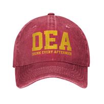 DEA Letter Print Sun Baseball Cap FeUnisex Unisex Custom DIY Trucker Hat Summer Streetwear Running Hippie High Quality Baseball Caps One Size