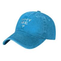 Why Me Death Stranding Game Baseball Cap Vintage Distressed Cotton Headwear for Unisex Women Outdoor Workouts Adjustable Fit Caps Adjustable