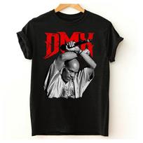 Street Hip-Hop Style Tribute To Rapper Dmx Suitable For Hip-Hop Culture Enthusiasts A Summer Cotton Men's Stylish T-Shirt S įvairiaspalvis