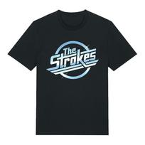 The Strokes Roko Grupės Logotipo Marškinėliai The Strokes Prekių Marškinėliai Vintažiniai Grafinio Spaudos Drabužiai Unisex Grynos Medvilnės Trumpomis Rankovėmis Marškinėliai Anime Marškinėliai S įvairiaspalvis