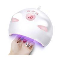 60W LED UV Nail Lamp for Gel Nail Polish with 3 Timers (30/60/99s) Auto-Sensing Digital Display