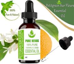 Pure Herbs Petitgrain Sur Fleurs 100% Pure Citrus Aurantium Essential Oil UKZA 642 10ml