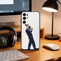 A-American P-Psycho Phone Case For Samsung S25,S24,S21,S22,S23,S30,Ultra,S20,Plus,Fe,Soft Silicone Black Cover Samsung S25