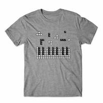 Brick Piano Music Game T-Shirt Mens Womens Tees Top 100% Cotton Premium Tee NEW 3XL