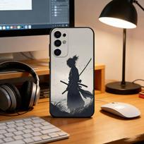 Japanese samurai of Bushido Phone Case Black Silicone Soft For Samsung S25,S24,S21,S22,S23,S30,Ultra,S20,Plus,Fe,Lite Samsung S23plus5G