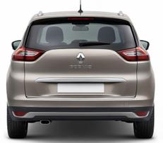 Chromuota juostelė Renault Grand Scenic Mk Iii 3 bagažinės dangčiui