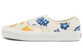Vans Authentic 44 Dx Low Tops Casual Skateboarding Shoes White Multi Color Printing Unisex 'White Blue Yellow' VN0A5KX4AWD 41