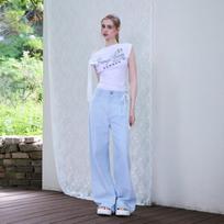 Egoist Wide Tucking Denim Pants Es2odp07 LI/55