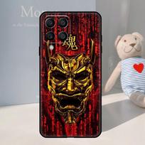 Samurai Oni Mask For Samsung Galaxy M12 M32 M52 M31 M55 M15 M11 M21 M13 M33 M35 M53 M14 M34 M54 M06 M16 Case Samsung M14