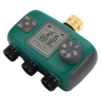 3 išėjimų purkštuvų laikmatis žalvario jungtis vandeniui atsparus LCD ekranas laistymo laikmatis drėkinimo valdiklis gray
