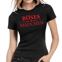 Bad Girl Evil Devil Sayings Comedy Fun Lady Women Girlie T-Shirt S