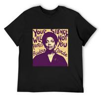 Audre Lorde T-Shirt Clothing blue lock fashion shirts mens white t shirts S juoda