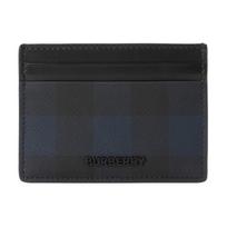 Burberry 3D raidės logotipas PU kortelių laikiklis Vyriški aksesuarai Tamsiai mėlynas 80732821 Gift Set(Basic Set+Box+Shopping Bag)