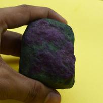 CERTIFIED Natural 990.54 Ct ruby zoisite Huge Rough Earth Mined Green Gemstone 38.2 mm Approx žalia/raudona