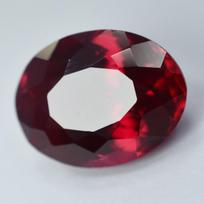 Natural Loose Gemstone Ruby Oval Shape 9.05 Ct CERTIFIED Red Pendant Size 13.7 mm raudona