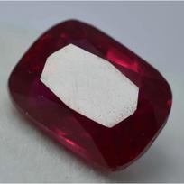 8.90 Ct Natural Red Ruby Cushion Cut CERTIFIED Rare Loose Gemstone 11.5 mm approx raudona