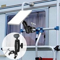For Starlink Mini Clamp Bracket Kit Adjustable Pole Mount Clamp Mount for RV/Yacht/Camper/Guardrails