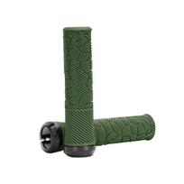 ENLEE Anti-slip Bike Grip TPE MTB Handlebar Grips Shock Absorption Bicycle Handlebar Cuffs Lockable Mountain Bike Handlebar Grip žalia