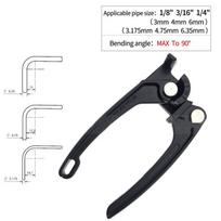 1Pcs Copper Tube Bender Tubing Bender 90°,Fuel Brake Pipe Bender Hand Tool 1/4“ 3/16” 1/8“ 3 in 1 Pipe Tubing Bender Pipe juoda