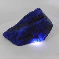785 Ct Natural Sapphire Huge Rough Earth Mined CERTIFIEED Blue Loose Gemstone 80.5 mm approx mėlyna