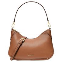 MICHAEL KORS Jet Set Letters Logo Metalware Cowhide Split Leather Crossbody Bag Shoulder Bag Medium Women’s Leather Brown auksas