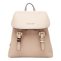 MICHAEL KORS Letter Logo Gold Hardware Cowhide Backpack Women's Nude Pink auksas