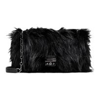 MICHAEL KORS Tribeca Silver Hardware Accessories Design Shoulder Bag Large Women's Black juoda