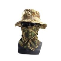 Colorful Balaclava Boonie Hat Wide Brim Camouflage Caps Mask Set  Outdoor 03