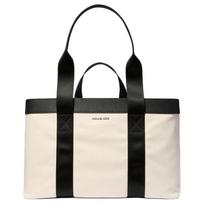 MICHAEL KORS handbag COOPER splicing design, metal parts embellishment, fabric and artificial leather, Tote bag, Tote bag, shopping bag, shoulder juoda