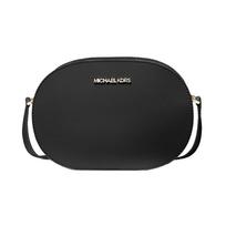 MICHAEL KORS Jet Set Travel solid color LOGO round camera bag leather shoulder bag crossbody bag medium black juoda