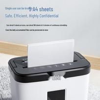 Deli 9939N P-4 Cross-Cut Paper Shredder, 6-Sheet, 15L CN plug (adapter included)
