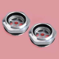 2Pcs Air Compressor Sight Glass G3/4 Aluminum Oil Level Gauge Mirror China Mainland
