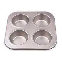 Easy To Clean Healthy And Practical High Temperature Resistance Cake Molds 19x19x3cm Carbon Steel Cupcake Tray sidabras