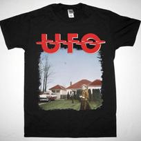 Klasikiniai UFO Grupės trumpomis rankovėmis unisex marškinėliai L įvairiaspalvis