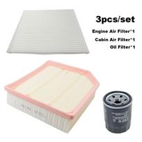 3pcs Filter Set For Changan Oshan X7 PLUS 1.5T 2021 2022 2023 2024 2025 Oushang Engine AC Interior Air Oil Filter Kit Accessory 3pcs Set