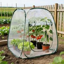 PopUp Greenhouse For Outdoor Indoor House Mini Greenhouse Cover Tent Frost Protection Room Winter Tent For Plants Vegetables CN