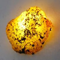 Huge Rough Earth Mined CERTIFIED 76 Ct Natural Yellow Sapphire Loose Gemstone 18.2 mm approx geltona