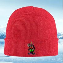 Goat deity sitting crescent moon horns Unisex Women Unisex Knitted Hat Beanie Pullover Cap Winter Thermal Warm Christmas Outdoor Cy