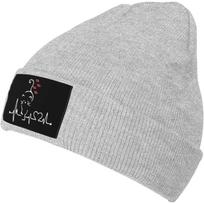 new Funny Cat Paw Print Heartbeat Beanie Fit Unisex Women Winter Hat Warm Knit Hats Soft Stretch Thick Cozy Fashion Knitted Ca
