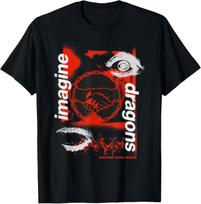 Official Imagine Dragons Handshake Black T-Shirt 3XL