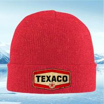 New Vintage Texaco Oil Company Sign Unisex Women Unisex Knitted Hat Beanie Pullover Cap Winter Thermal Warm Christmas Outdoor Cycli