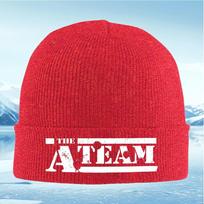 New The A Team letteringgraphic Unisex Women Unisex Knitted Hat Beanie Pullover Cap Winter Thermal Warm Christmas Outdoor Cycling