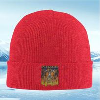 New Figure drawing fire flame Unisex Women Unisex Knitted Hat Beanie Pullover Cap Winter Thermal Warm Christmas Outdoor Cycling Hik